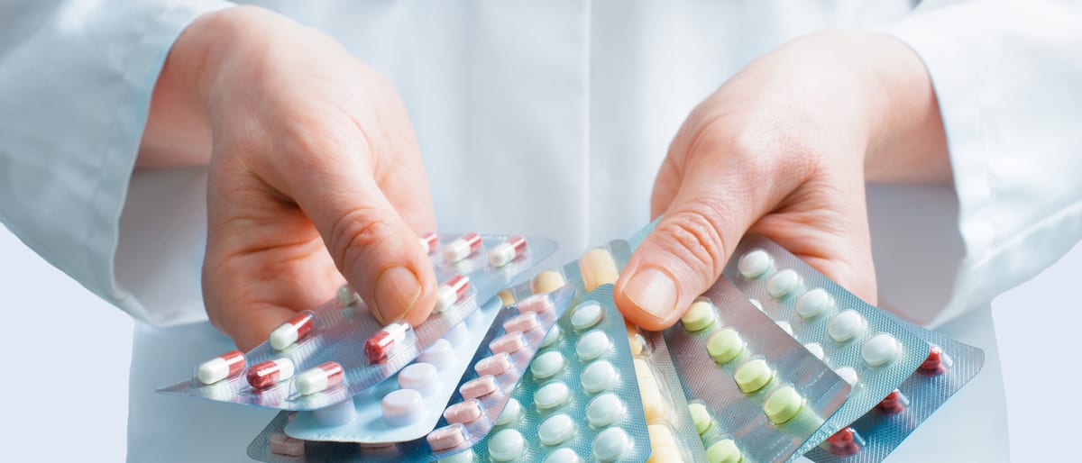 Compliance packaging organized by date and time for easy dosing